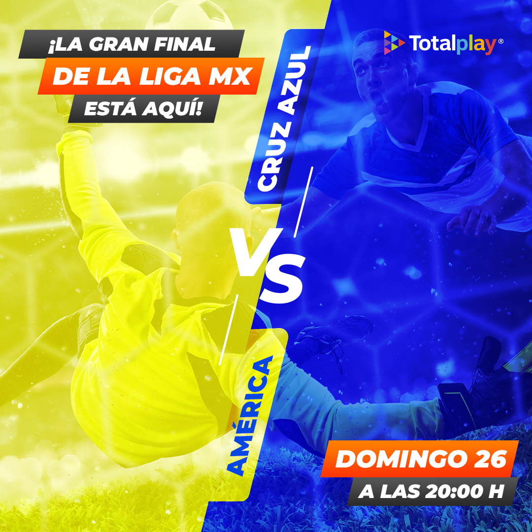 ¡Todo listo para el gran enfrentamiento! ¿Quién ganará? Disfrútalo por @AztecaSiete desde tu Totalplay TV.⚽️🏆 #SomosAmerica #AzulDePorVida #FutbolMexicano