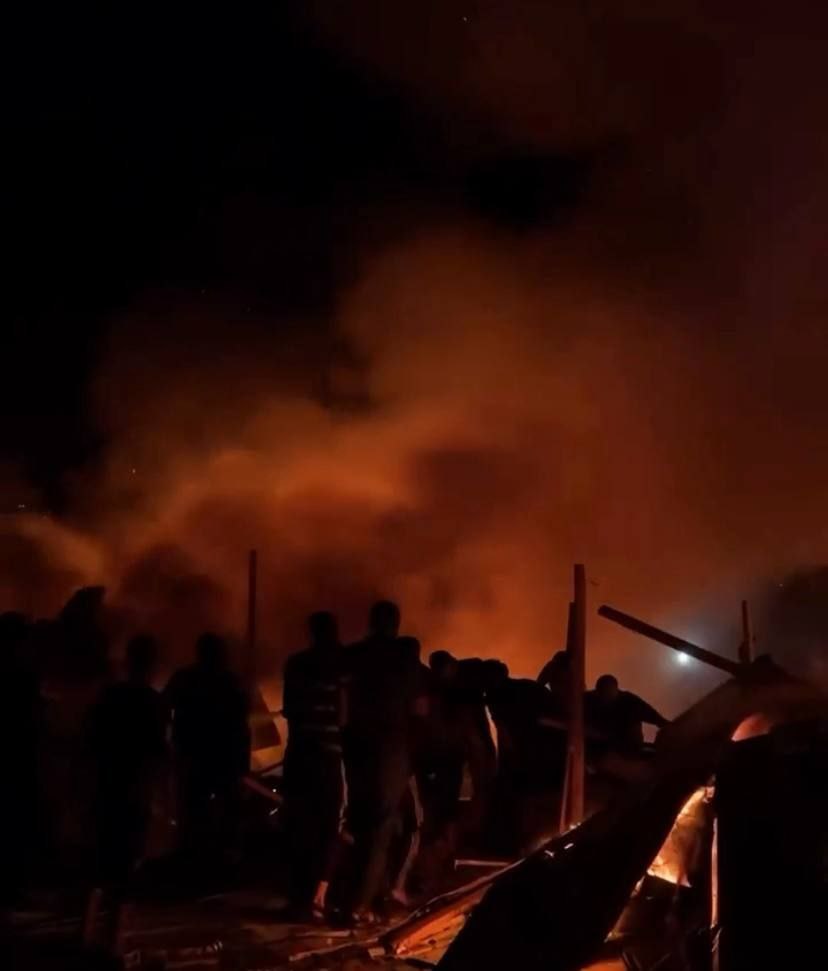 Rafah at this moment. #Gaza