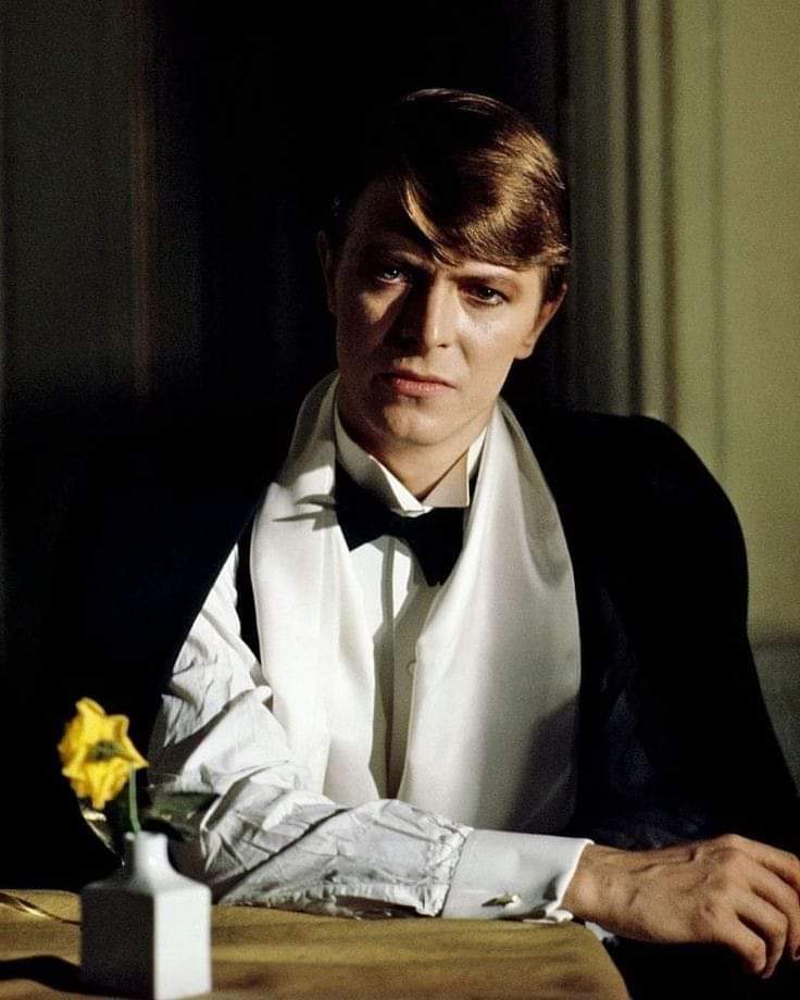 David Bowie on the set of Just a Gigolo, 1978