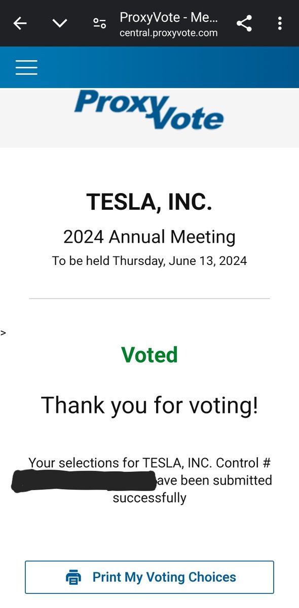 @TeslaBoomerMama Voted!
That's only my Boursorama shares.
For LCL, I was told to submit my vote preferences and they will do it for me (who knows if it's true)