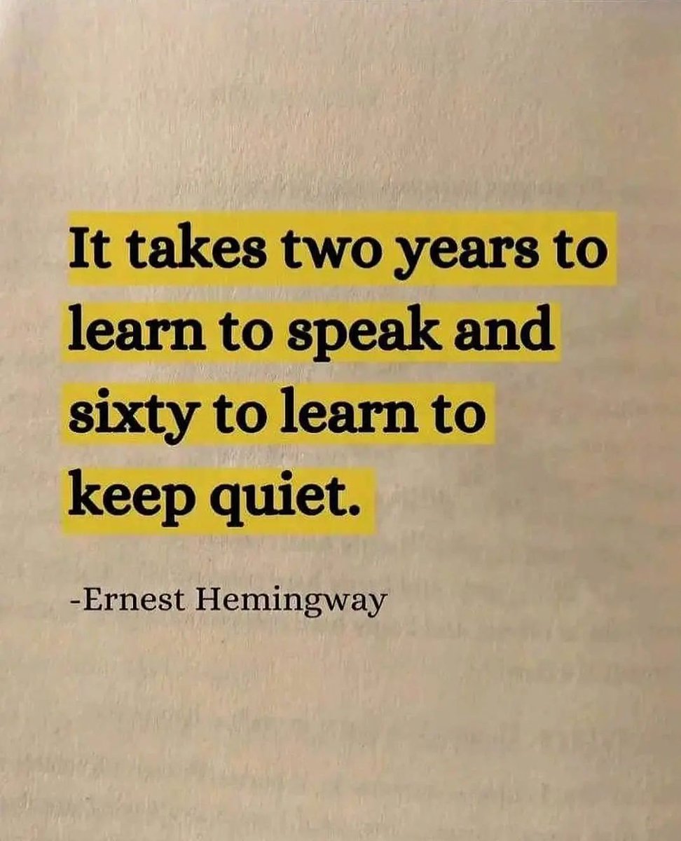 Silence teaches us a lot.