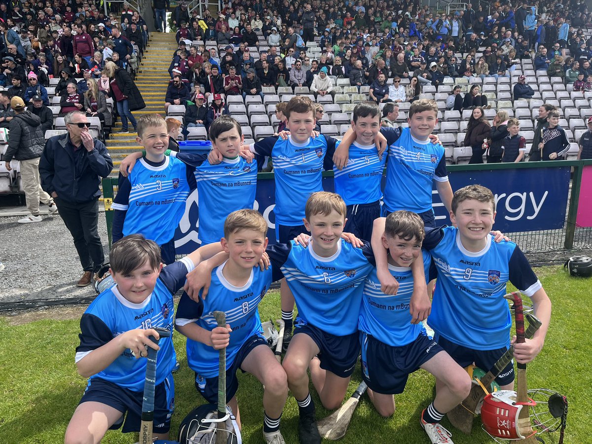 CnmbDublin's tweet photo. Thanks to @cnmbgaillimh for the hospitality &amp; hosting us today in the @Galway_GAA &amp; @DubGAAOfficial game in Pearse Stadium. A great senior match was matched by a very skilful HT game. Smiles all round for these future stars @cnambnaisiunta @CnmBLaighean https://t.co/1hgGYIWqwG
