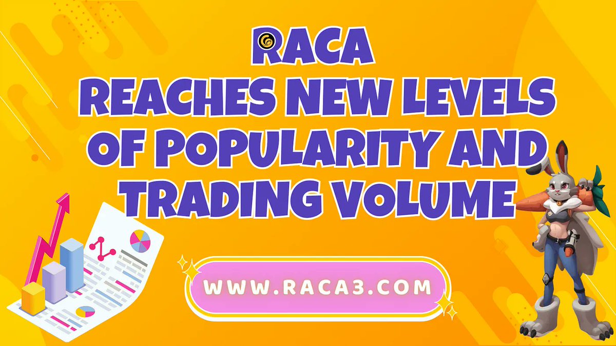 #RACA atinge novos níveis de popularidade e volume de negócios. raca3.medium.com/raca-reaches-n…