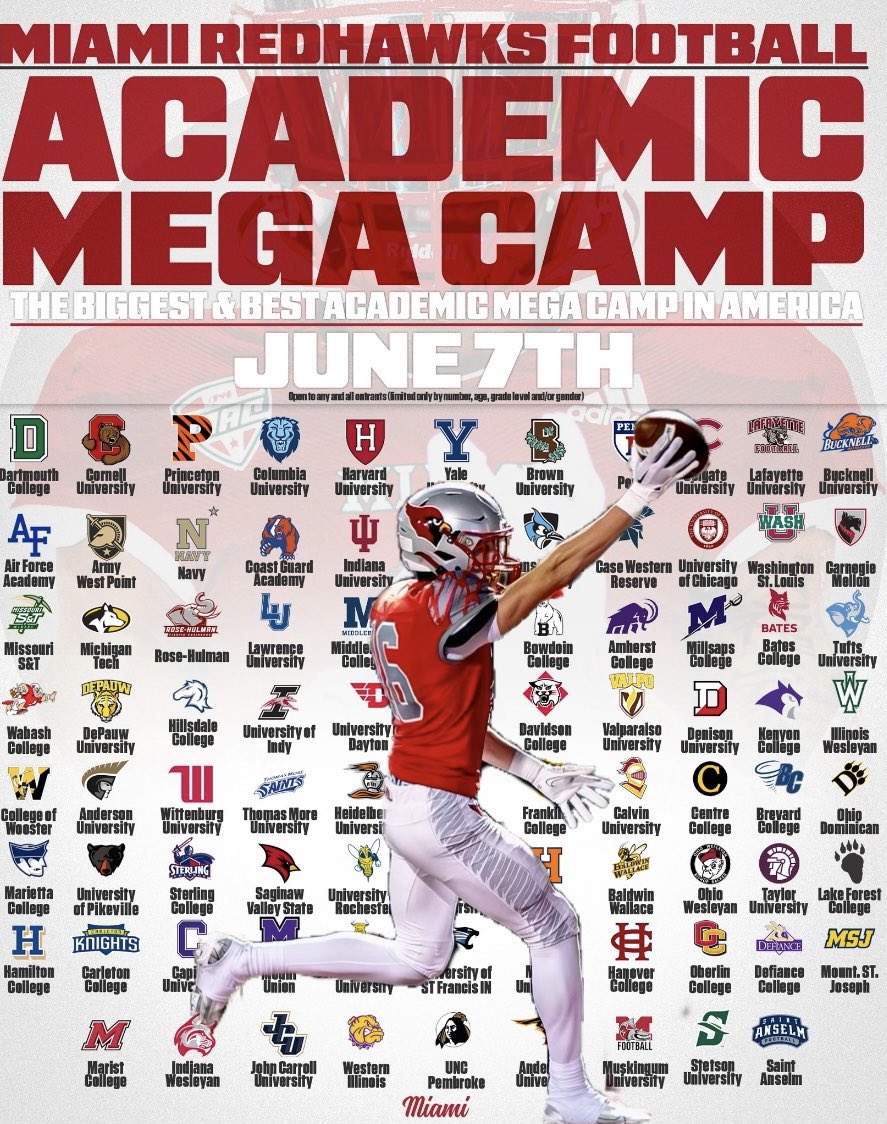 Austin VanHuss 🇺🇸 (@austinvanhuss) on Twitter photo I’ll be at the <a href="/MiamiOHFootball/">Miami Football</a> Academic mega camp on June 7th. Excited to compete! <a href="/Coach_MattGray/">Matt Gray</a> <a href="/MentorRedline/">Mentor Football</a> I’ll be at the <a href="/MiamiOHFootball/">Miami Football</a> Academic mega camp on June 7th. Excited to compete! <a href="/Coach_MattGray/">Matt Gray</a> <a href="/MentorRedline/">Mentor Football</a>