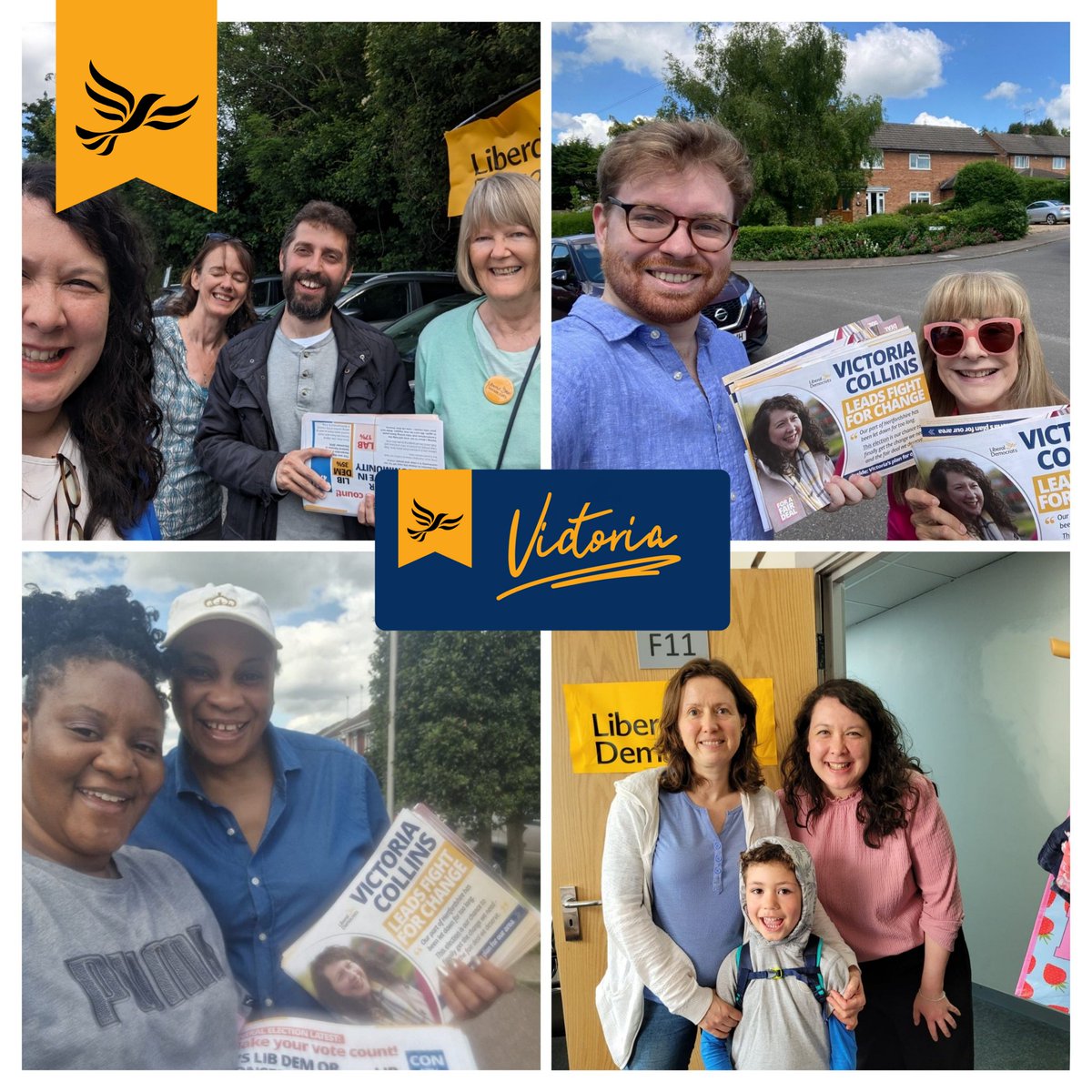 🔶 All four corners - and in between! 🌍 Harpenden and Berkhamsted is a big, new constituency but thanks to an amazing team we've been reaching all four corners, and in between, in the last few days! Join our growing team here! westhertslibdems.org.uk/victoria-colli…