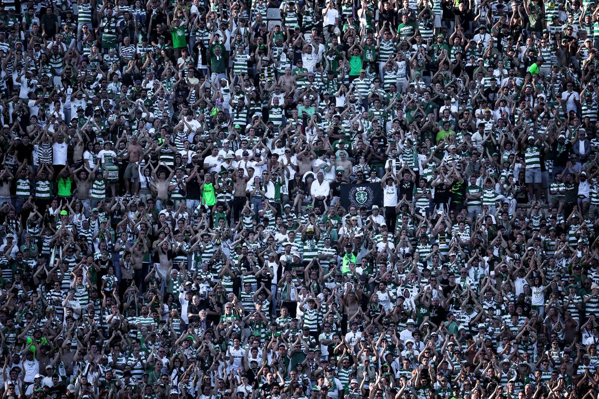 SportingCP's tweet photo. Por trás de uma grande equipa, estão sempre uns grandes adeptos 💪

Obrigado, Leões 🦁 https://t.co/TwBHJC9TQR