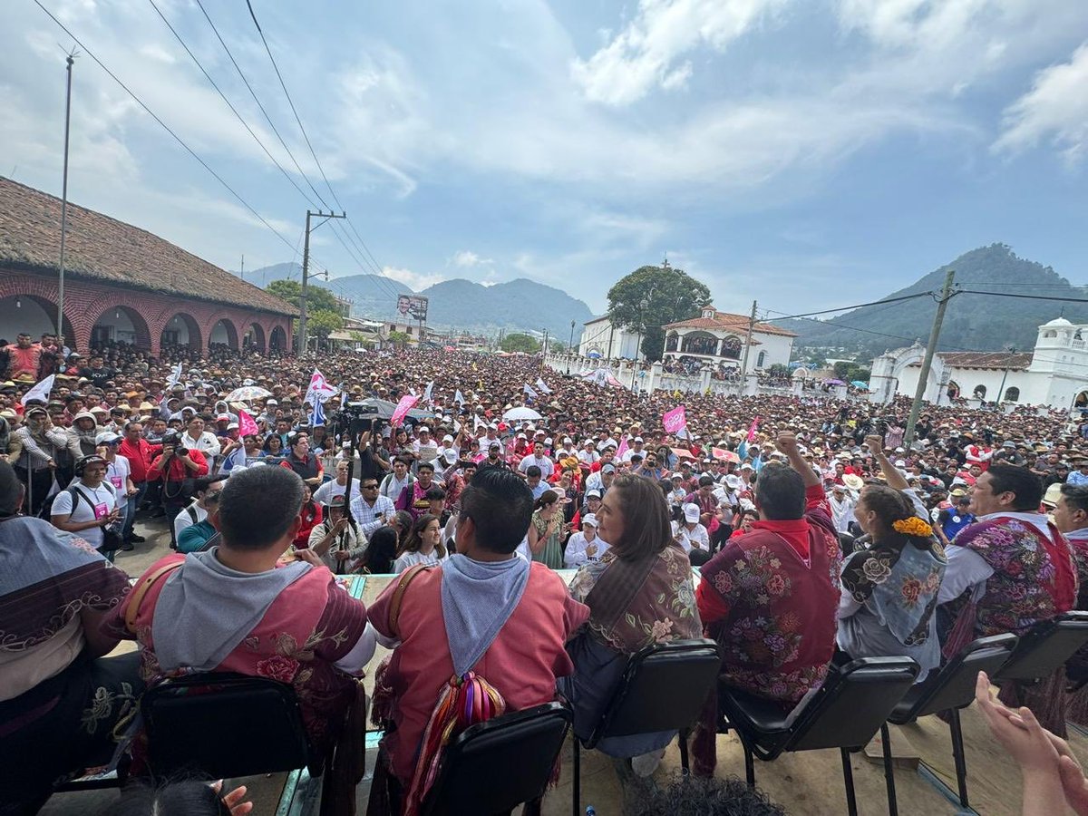 Xóchitl Gálvez en Chiapas 😱