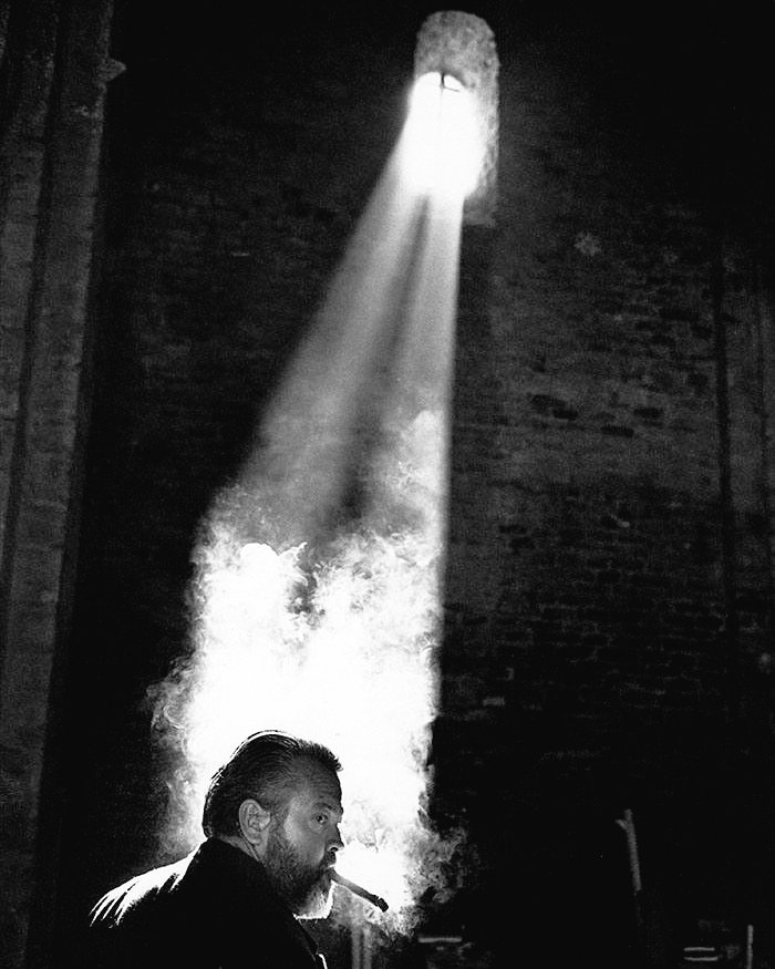 projectionistw's tweet image. Orson Welles.