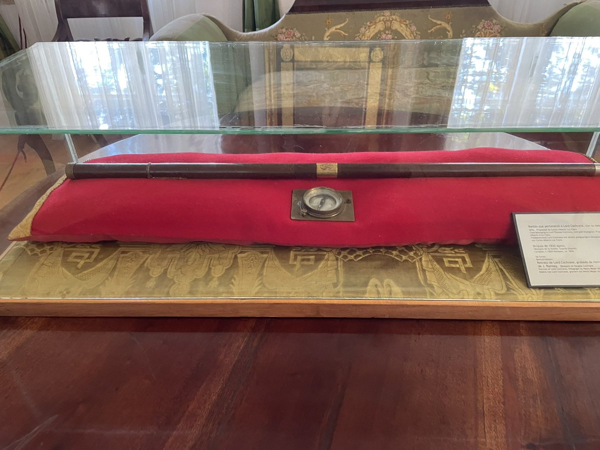 Bastón de Lord Cochrane. #diadelpatrimonio Museo Histórico Antropológico Maurice Van de Maele #valdivia