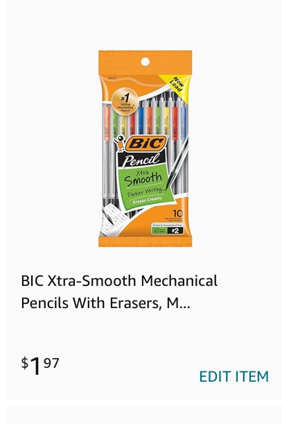 Two great prices on school 🏫supplies Pencils are 61% off right now and the folders end up costing .39 per folder I’m an English teacher looking to stock up on necessities for the new year. Please help if able amazon.com/wedding/share/… #clearthelists @XenaWarrior2024