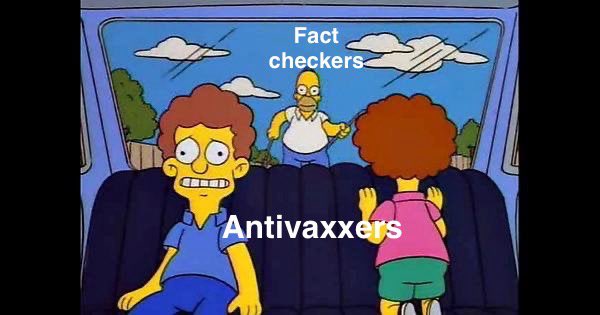 Antivaxxers can’t outrun the facts forever… they’ll always catch up with them.