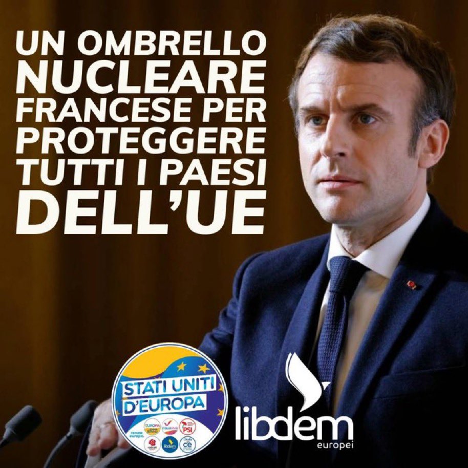 Consigli per Macron su dove si può mettere l’ombrello nucleare ne abbiamo?