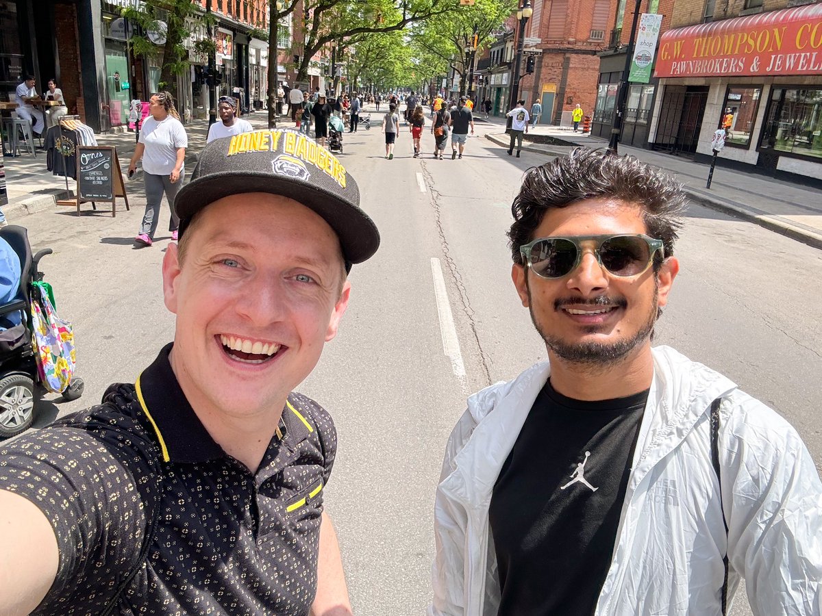 Today, my oldest son and I went down to Open Streets Hamilton. We ran into a bunch of old friends and also some new ones. Great how events like this bring us all together. I’m looking forward to the next iteration of Open Streets #HamOnt!

#hamiltonontario #community