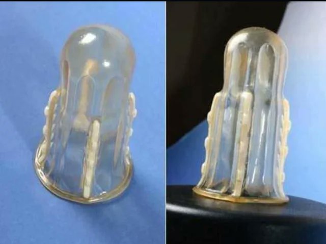 In 2005, a medical technician invented Rapex to help prevent rape in South Africa. It resembles a female condom with sharp teeth. Any man who attempts to rape a woman impales himself on the teeth and must go to hospital to have the device removed