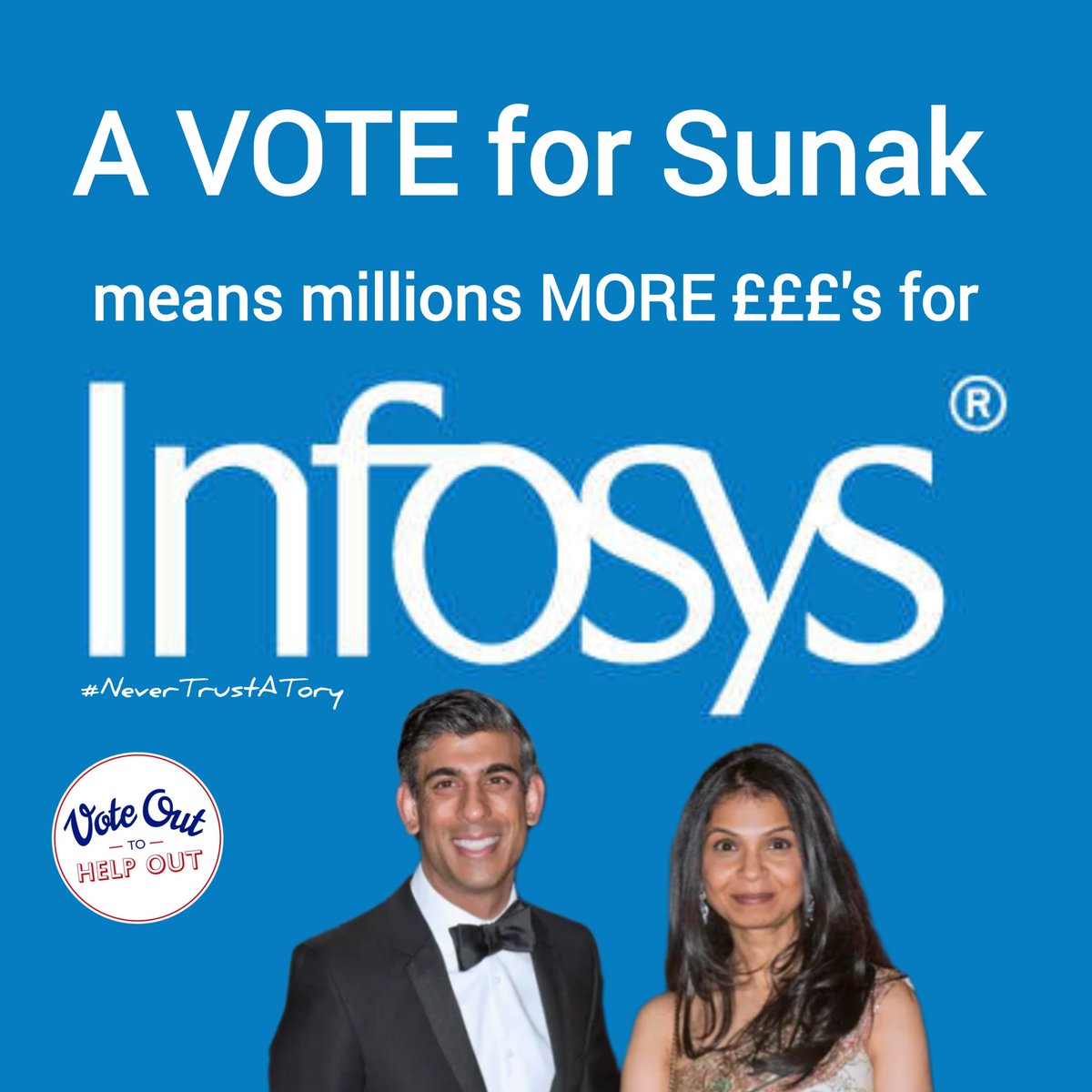 🚨 A secure future with @RishiSunak, actually means a secure future for the family empire! Sunak does NOTHING for 'the ordinary people'. #SunakOut #ToriesOut #ToriesAreToast #ToryWipeout #ToryBrokenBritain #ToryLies #GeneralElection2024