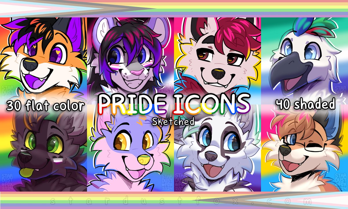 ✨🌈 Pride Icons!! DM me if you're interested🌈✨