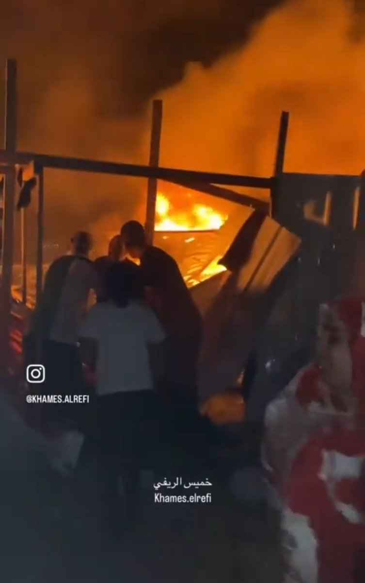 BREAKING: Israel just bombed tents sheltering displaced Palestinian families in Rafah, near UNRWA warehouses, killing at least 35 civilians. These were tents full of refugees. Israel is not defending itself, it is committing genocide.
