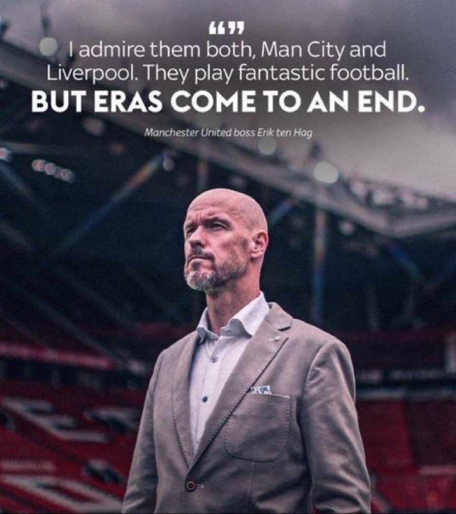 2022 Erik ten Hag bilang gini

2024 Jurgen Klopp resmi meninggalkan Liverpool

2025 Pep Guardiola dikabarkan akan meninggalkan Manchester City

The last airbender sang visioner 🥶🔥