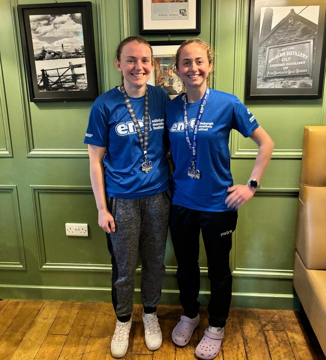 Congratulations to Kirsty and Jo for completing the half and full marathon today! Well done guys you smashed it 
💪🏻 👏🏻