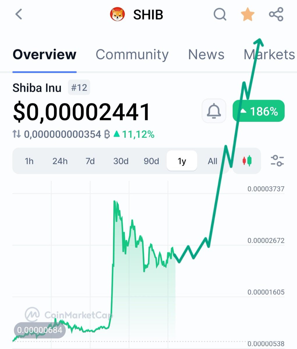SHIBMortal's tweet photo. $SHIB's next bull run will be spectacular and shocking!🚀

As before, the entire volume of the market will be collected in #SHIB https://t.co/4HPgP7m2X9