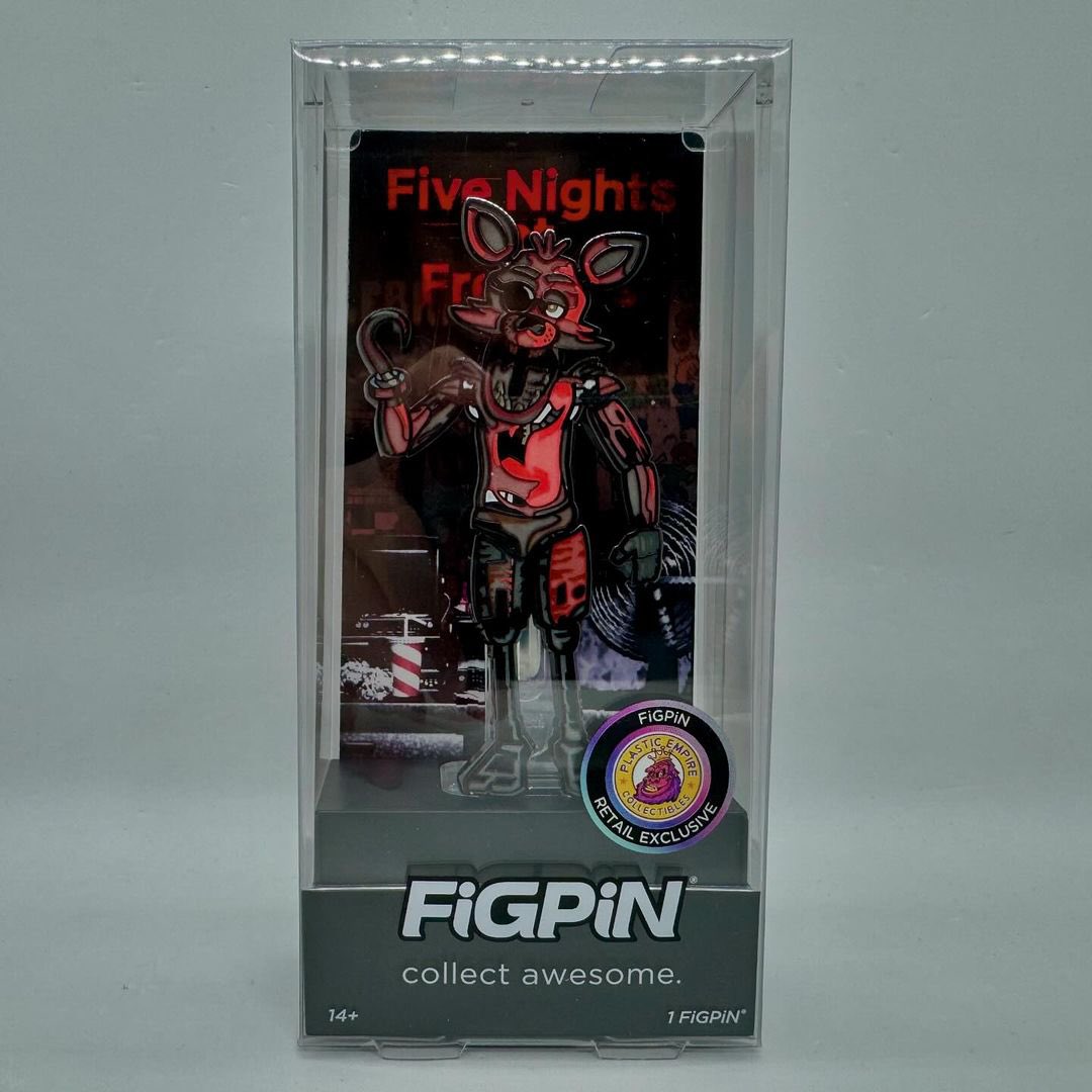 Plastic Empire exclusive FNAF GitD Foxy!

📸: @MarcTheLlama91 

#FiGPiN #FiGPiNs #FNAF #Foxy