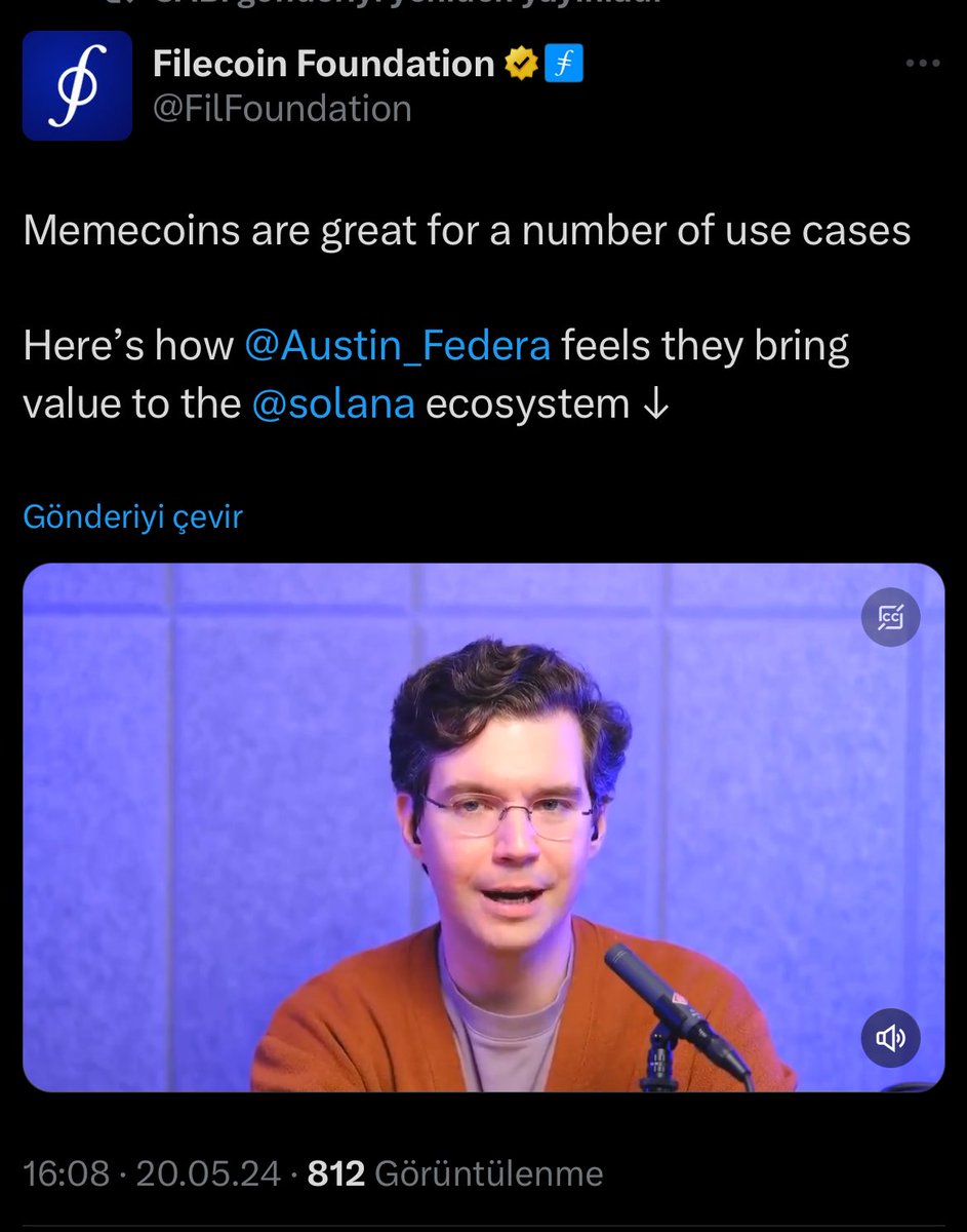 So what I understand from this sentence is that filecoin wants to have a memecoin like Solana on its network and wants to make its network more popular. Now everyone is thinking which memecoin filecoin is planning to introduce. I know the answer to this question, the answer is