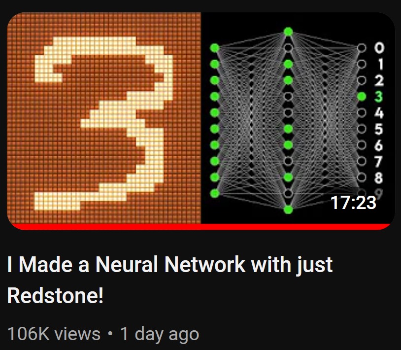 Day 38 of ML:
> did a lot of linear algebra today, since I have an exam on the same tomorrow (good for ml)
> made MNIST model on kaggle for the competition (needs some improvements, tomm)
> no pytorch today, but will do it tom
also came across this great vid, check it out

Cya :)
