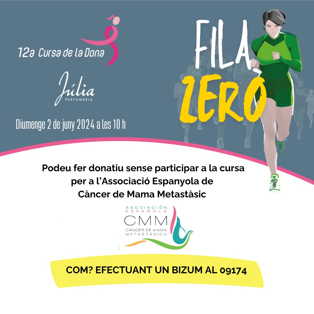 ada_andorra's tweet photo. Si no vols córrer 🙂‍↔️ o et trobes en una situació que no et permet fer esport, però també vols ajudar a la causa🙏🏻, ho podràs fer donant l’import que tu vulguis amb la Fila 0 al Bizum de l’ADA 0️⃣9️⃣1️⃣7️⃣4️⃣

Moltes gràcies!

#12aCursadelaDona
#corremcontraelcàncerdemama 
#CDA24 https://t.co/VUWWckpfva