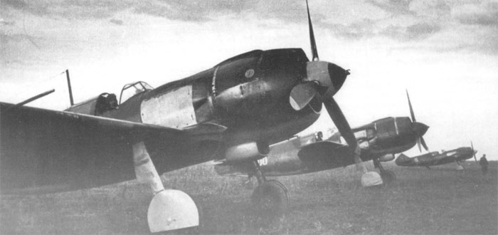 Ла-5Ф 193-й винищувальний авіаполк, 302-ї винищувальної авіадивізії, під Курськом, липень 1943 року.