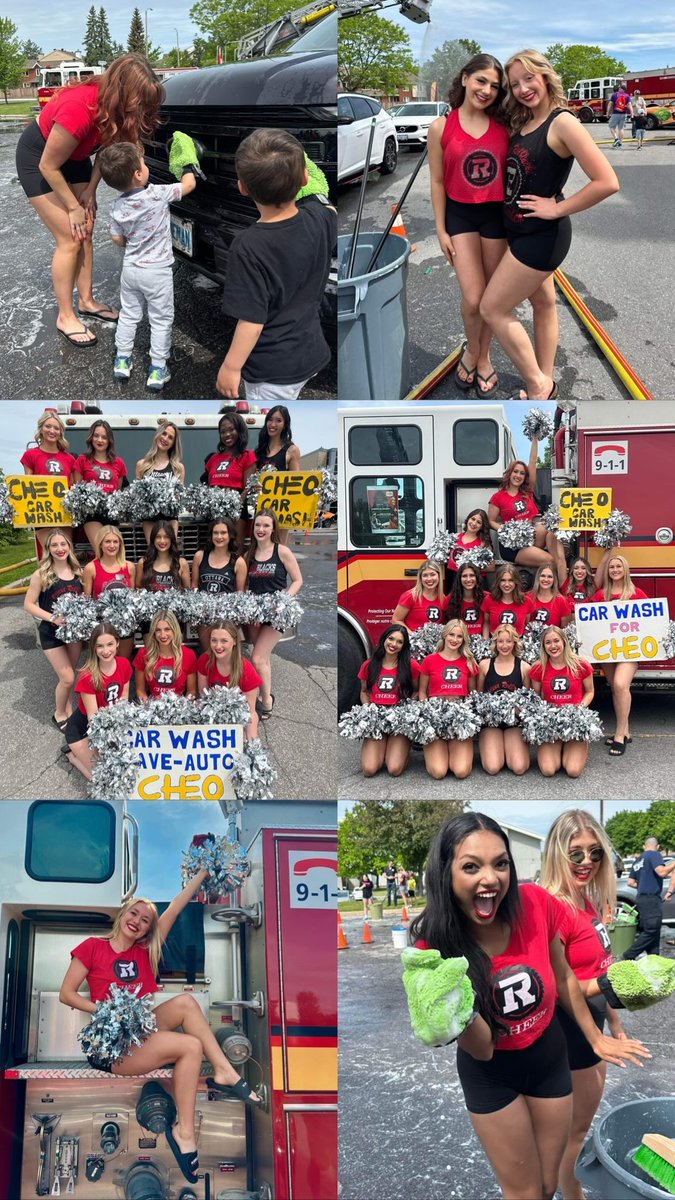 More photos from yesterday’s Team Morgan Car Wash! Thank you @OttFire for having us join you in this fundraiser for @CHEO !!