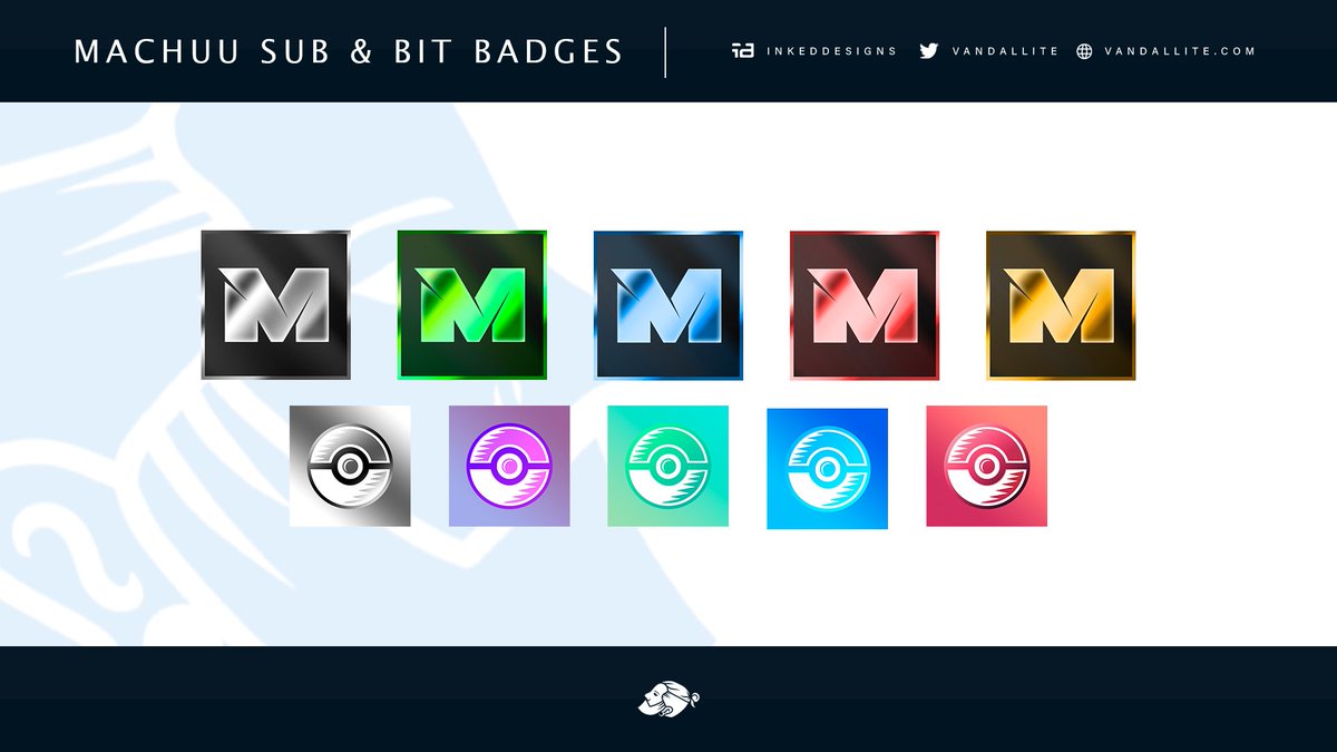 Sub &amp; Bit Badges for <a href="/hornbeck32/">Hornbeck32</a>

Get in contact today to get yours!🎨

🔗vandallite.com 

💙&amp;🔁 appreciated!🙏

#InkedDesigns | #GraphicDesigner