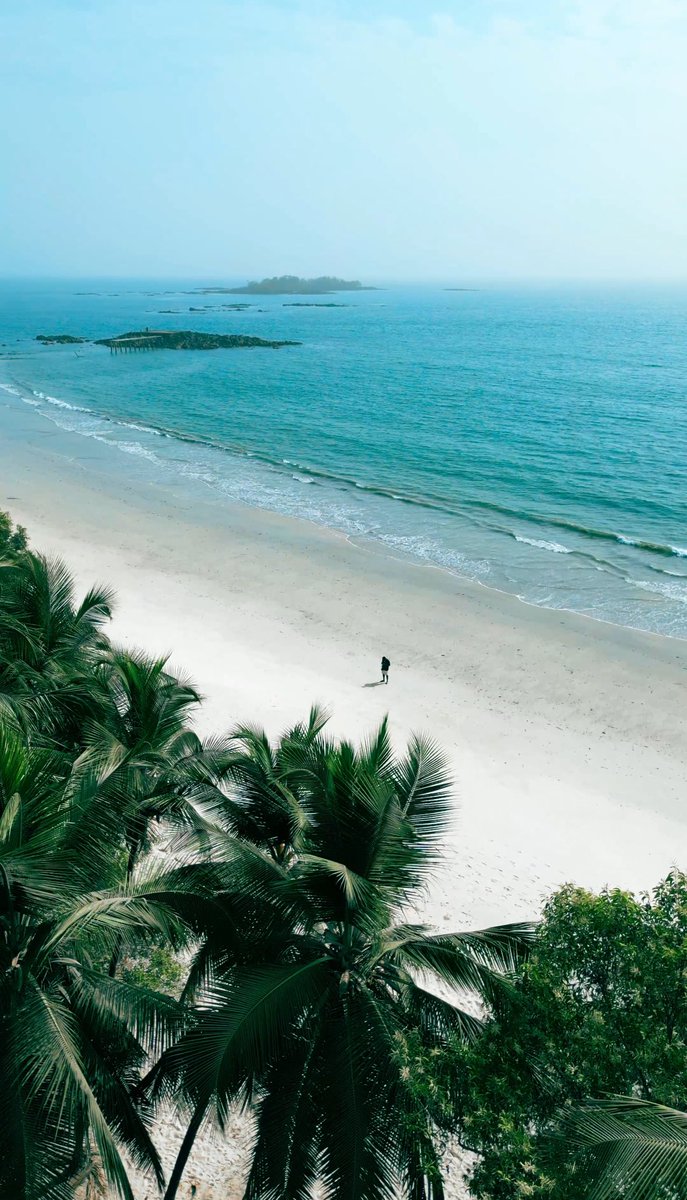 Solitude Alone at a beach in 🇸🇱