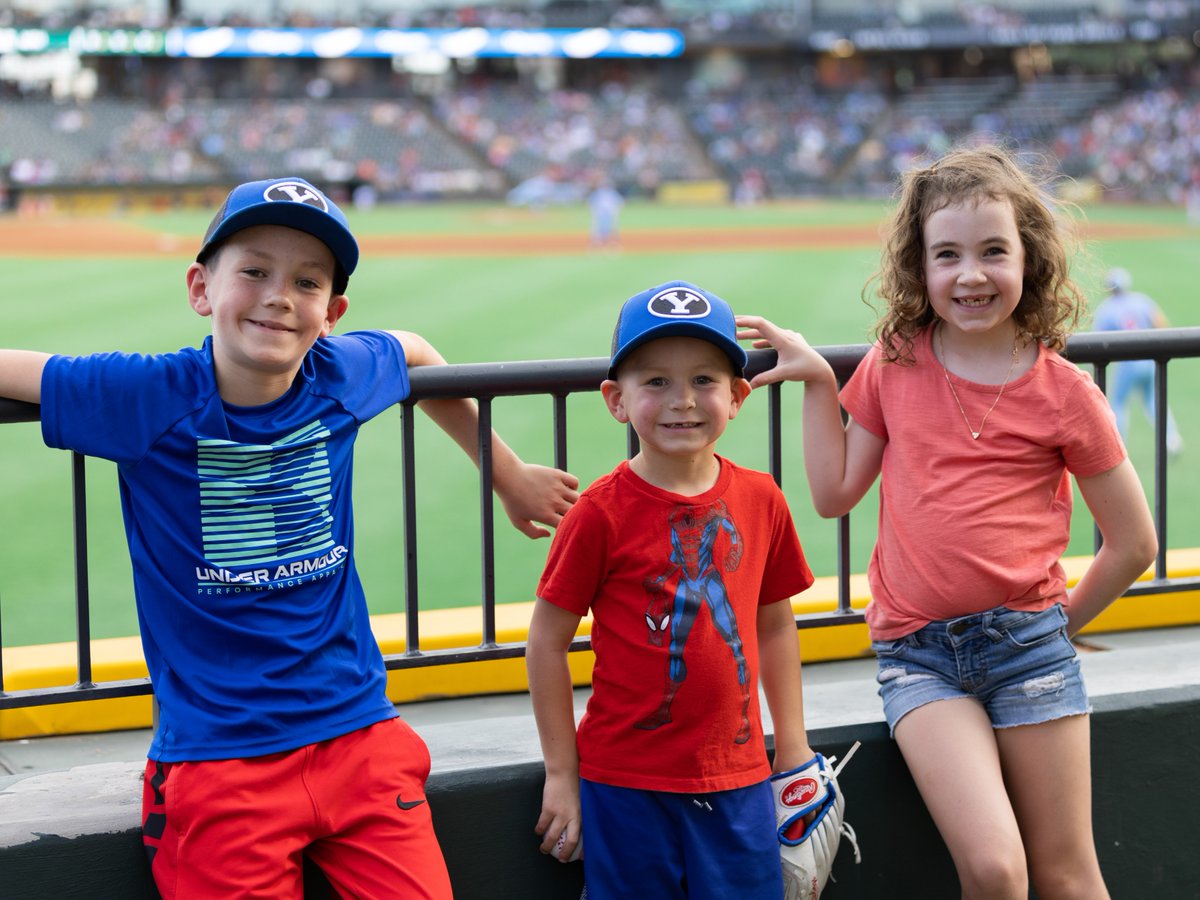 Nothing but smiles for Kids Day! 🤩

@HEB Kids Day returns to the ballpark next Sunday, June 2 with free train rides, inflatables and balloon twisters pregame. After the game, kids can run the bases. Gates open at 5:30 p.m.

🎟️: bit.ly/44Y9pOK