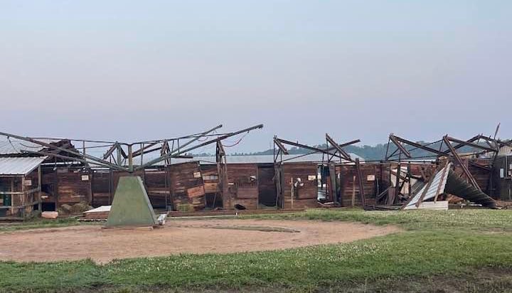 My thoughts and prayers are with everyone at Will Rogers Downs in Claremore, OK who took a direct hit from an EF4 tornado last night. Horses are still missing and many homes/trailers that are at the KOA park on the track site are destroyed.