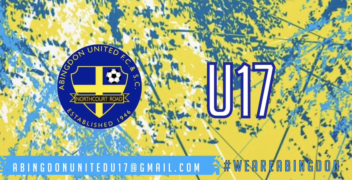 Abingdon United Women U17s 

24/25 Season

Current year 10 &amp; 11 

Please use form or email address 

forms.office.com/e/2QnuH80ZTF

💙💛