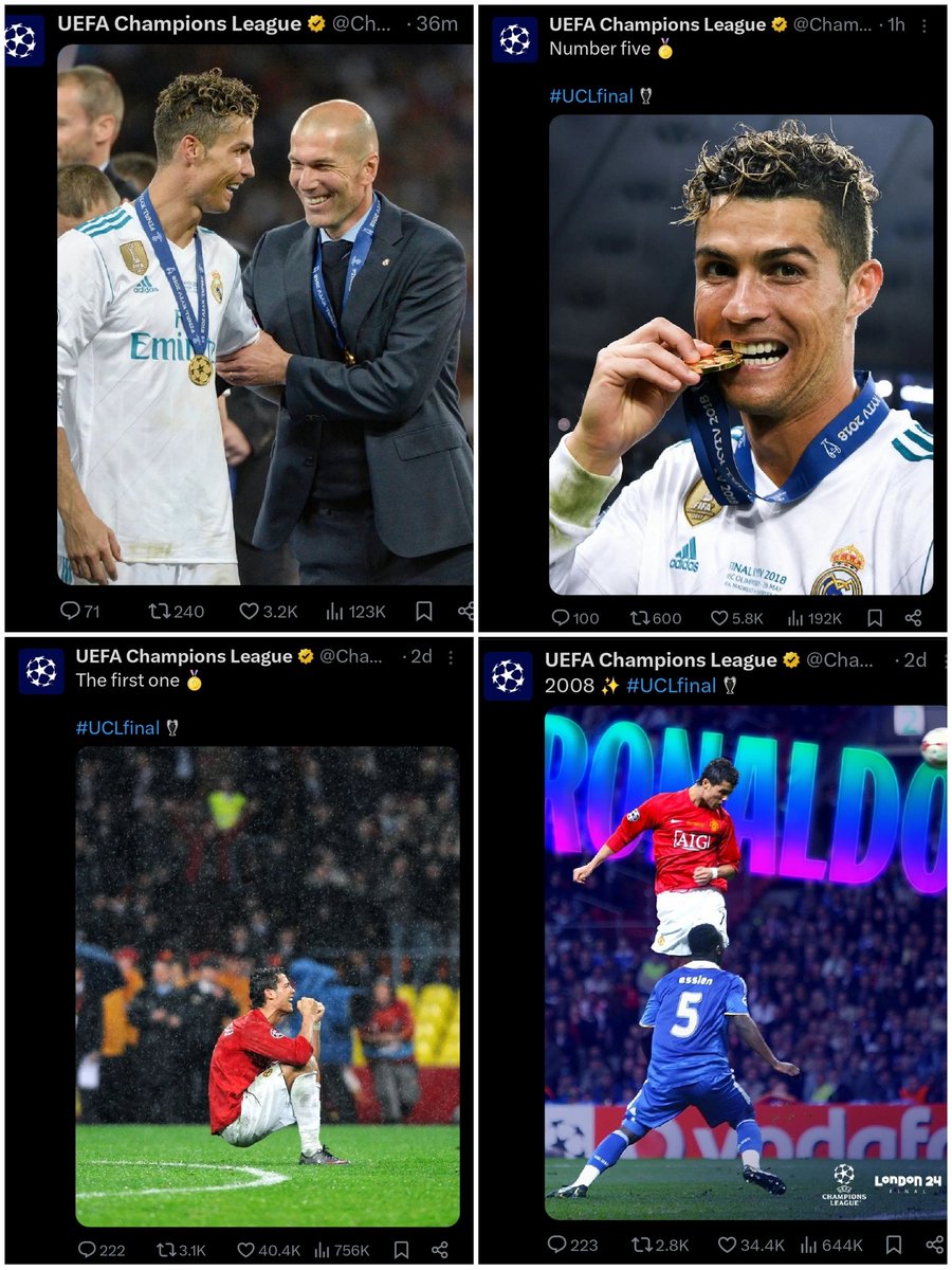 The admin is surely in love with Cristiano Ronaldo, lol