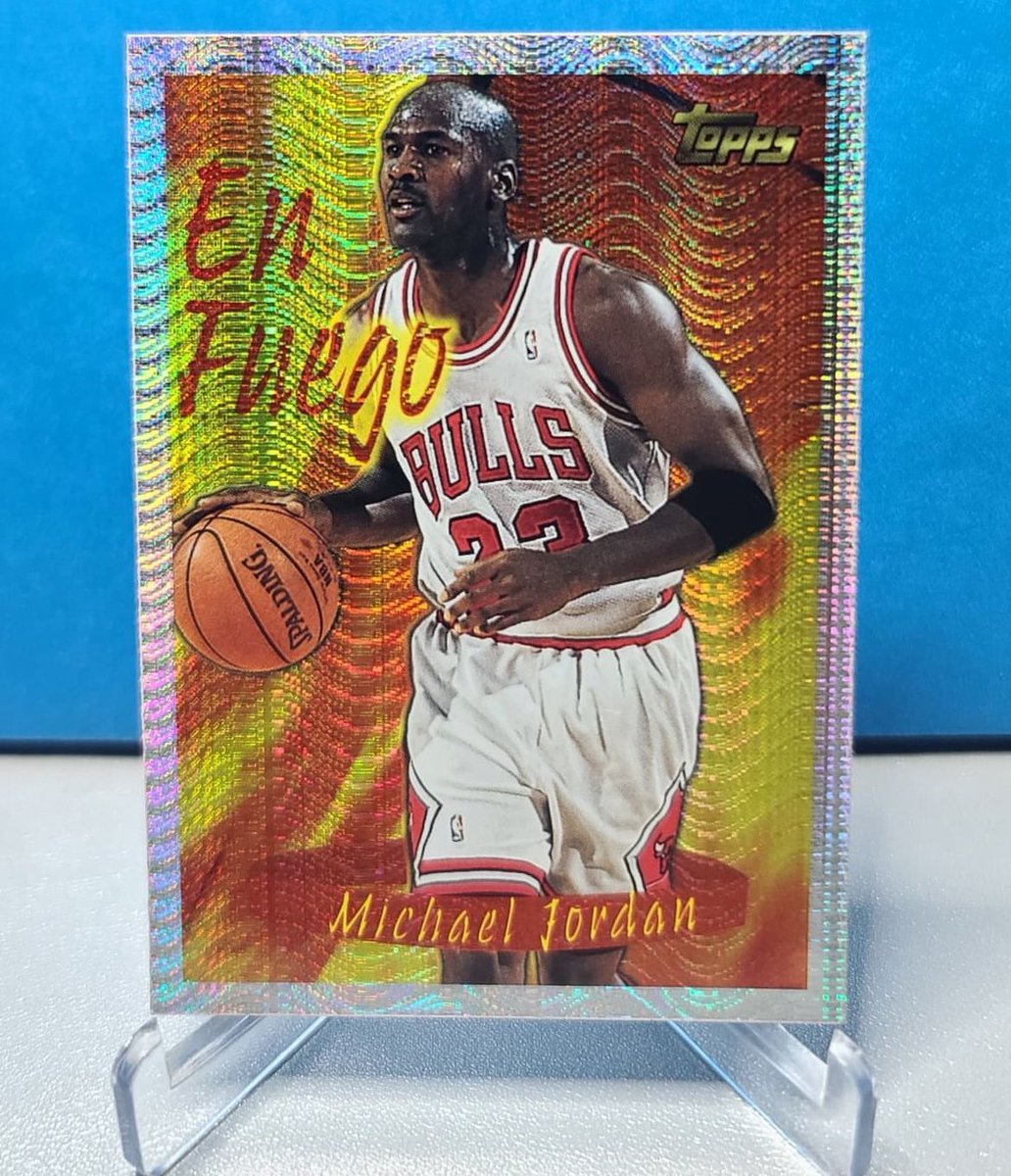 WhiteWhaleCap's tweet image. 1996-97 Michael Jordan Topps En Fuego 
#enfuego