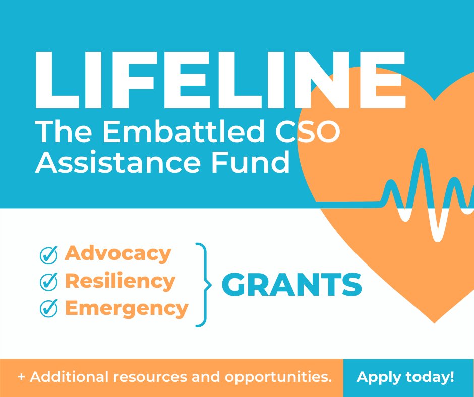 🚨 @CSOLifeline funds are available! ☑️ Advocacy grants for #CSOs pushing back against threats to #civicfreedoms ☑️ Resiliency #grants for CSOs in high-risk environments ☑️ Small, short-term crisis assistance for #humanrights CSOs under threat Apply! 👉 icnl.org/our-work/globa…