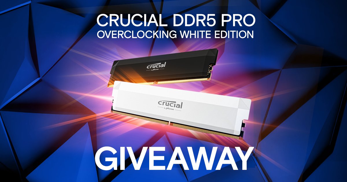 CrucialMemory's tweet image. Introducing the giveaway that your Chrome tab obsession has been begging for: The Crucial DDR5 Pro Overclocking RAM giveaway! 

How to win 👉 Comment how many tabs are currently open on your computer and enter here: crucial.gg/gvwy