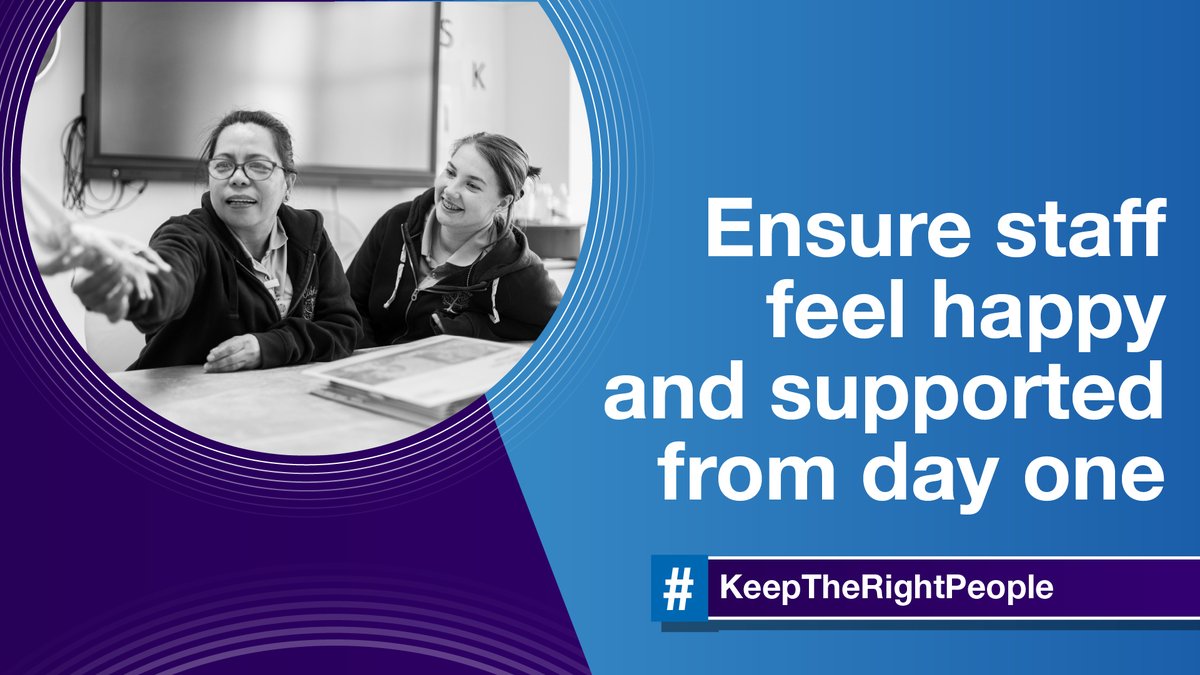 🤝 The first 90 days of employment are vital to #KeepTheRightPeople 💚 Ensure staff feel happy and supported from day one – we have resources and guidance to help you with induction, supervision and more 🔗 bit.ly/KeepTheRightPe…