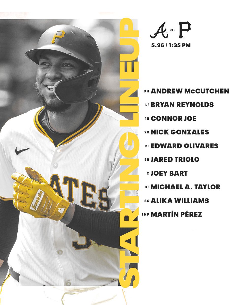 Sunday matinee. 📺@SNPittsburgh 📻@937theFan | The PRN #LetsGoBucs