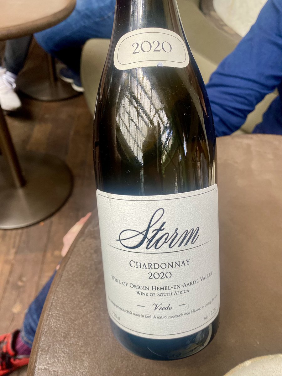 Banging lunch at Oma in Borough today- excellent food (twice in 48 hours…) they have an amazing list- we got Storm Chardonnay which I love