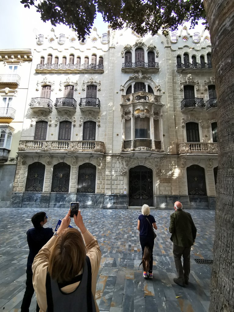 COAC_Ebre's tweet photo. @COACatalunya @centreobertarq @_COAMU @ld_antoni @ERoigM La Ruta Verda de @TurismoCartagnv ens permet descobrir joies modernistes de #VictorBeltri com el Gran Hotel, les Cases Maestre, Dorda i Alesson, l'edifici Berruezo, el Patronat del Sagrat Cor, la Casa de la Misericordia o el Palau Aguirre #BeltriCartagena #Modernisme #Cultura2024 https://t.co/Zvty2dut49