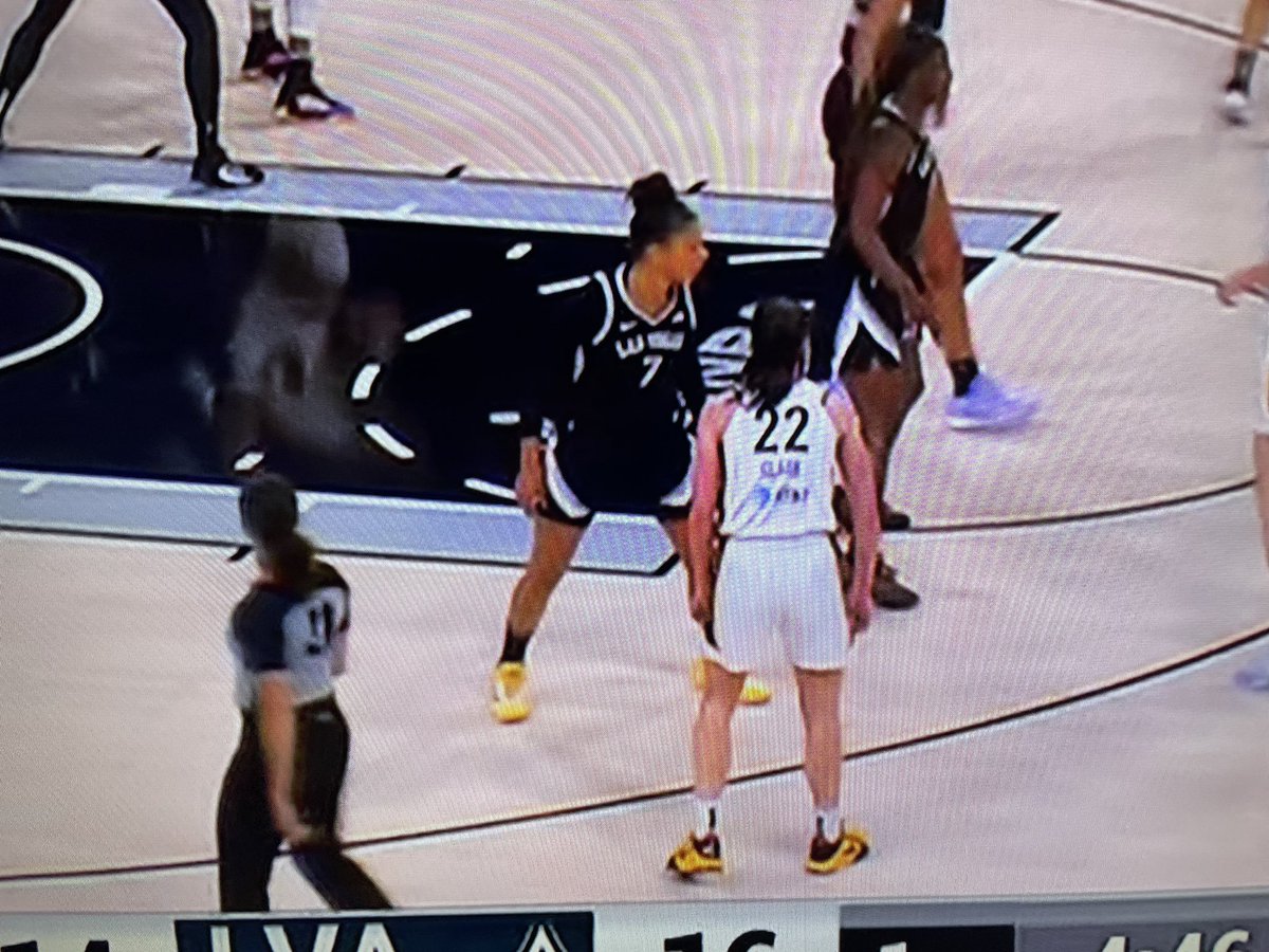 TNTeamPride's tweet photo. The OG Clark vs the Rook Clark. 
@Alysha_Clark ended w/ 8 pts, 6 brds, 5 ast,4 steal
@CaitlinClark22  ended w/ 8 pts, 5 brds, 7 ast, 1 steal. 
The league is hard.  
While we lean heavy to the original Clark there is plenty of gratitude for the 👀 that CC has brought to our sport. https://t.co/GtCjmLKofs