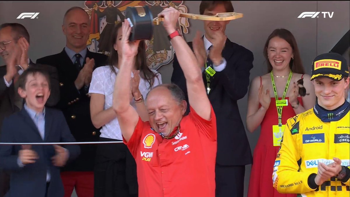 Secteur_F1's tweet image. La joie de Fred ❤️

#F1 #MonacoGP 🇲🇨