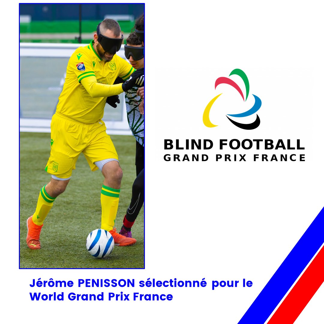 🔵 ⚪ 🔴 EQUIPE DE FRANCE 🔵 ⚪ 🔴

Nouvelle convocation en Equipe de France pour Jérôme PENISSON à l'occasion du World Grand Prix France prévue du 25 mai au 1er juin, à Schiltigheim.

Bon courage à lui et ses coéquipiers !

#FCN #Cécifoot #Paris2024

Photo : Philippe Jeuland