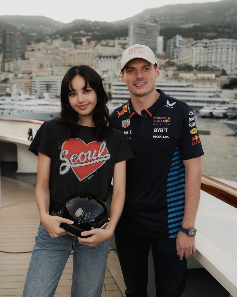 Lisa and Max Verstappen in Monaco.