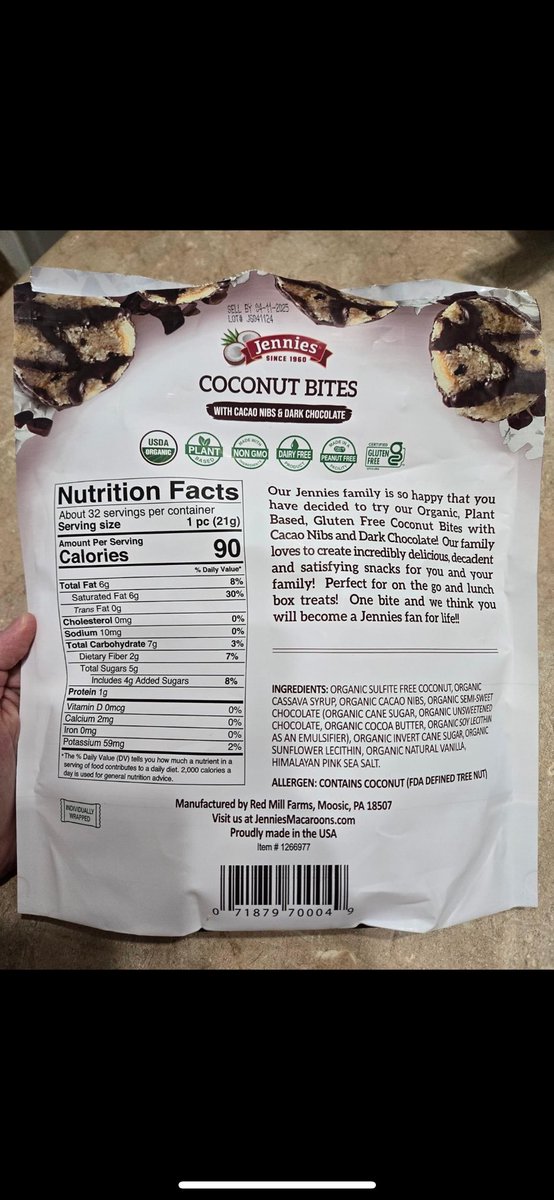 whiteje128's tweet photo. @Costco this product is on your shelves and is improperly labeled for soy allergen. @US_FDA https://t.co/ZFpo7yvtbz
