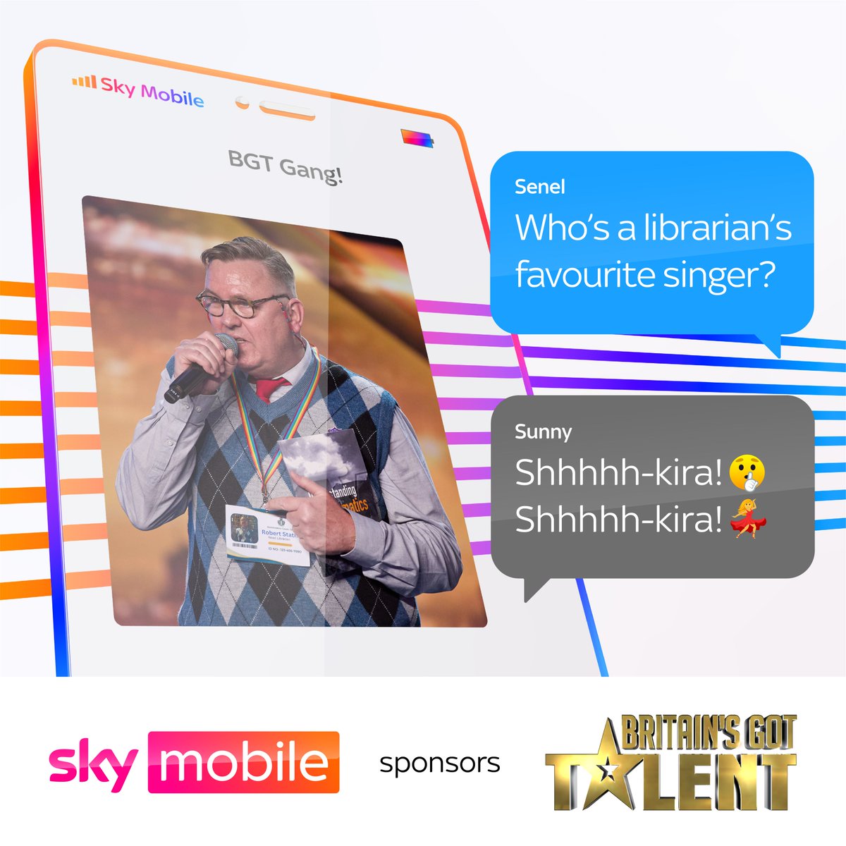 BGT's tweet photo. Make sure you BOOK in some time for BGT this weekend! #SkyMobile #HelloPossible #BGT #ad https://t.co/6tAN00OGJi