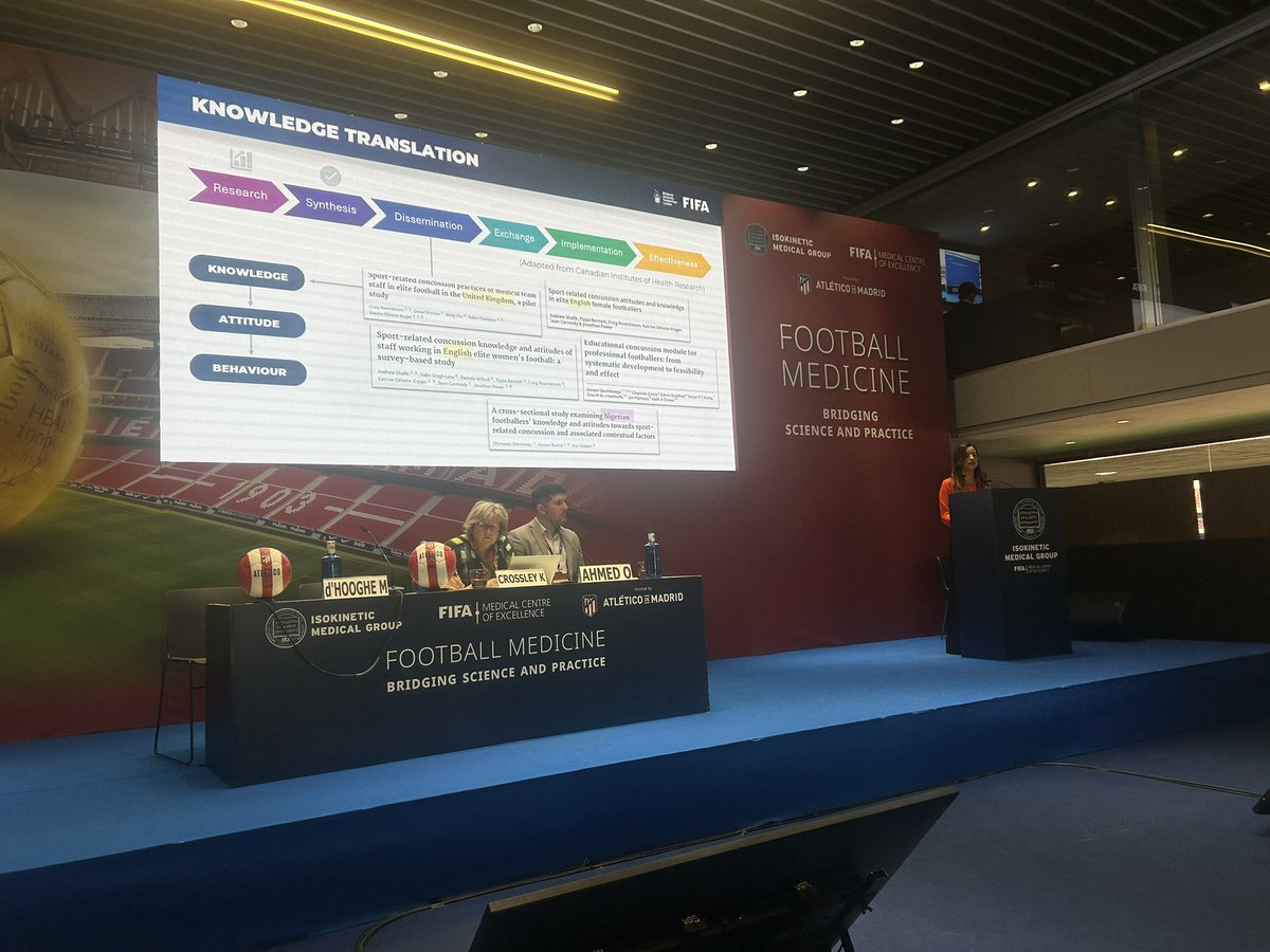 Dr Andy Massey (@andy_massey) on Twitter photo A rising star in knowledge transfer … doing wonderful work on assessment and awareness of concussion in football with all stakeholders.
Follow <a href="/Carolina_Wilke/">Carolina Wilke</a> to see the tremendous work she is doing
<a href="/FIFAMedical/">FIFA Medical Network</a>
<a href="/footballmed/">Isokinetic Conference</a> A rising star in knowledge transfer … doing wonderful work on assessment and awareness of concussion in football with all stakeholders.
Follow <a href="/Carolina_Wilke/">Carolina Wilke</a> to see the tremendous work she is doing
<a href="/FIFAMedical/">FIFA Medical Network</a>
<a href="/footballmed/">Isokinetic Conference</a>